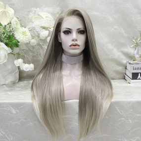 IMstyle Gracie Full lace Silky wigs 28 inches natural color straight style daily lace fronts wigs