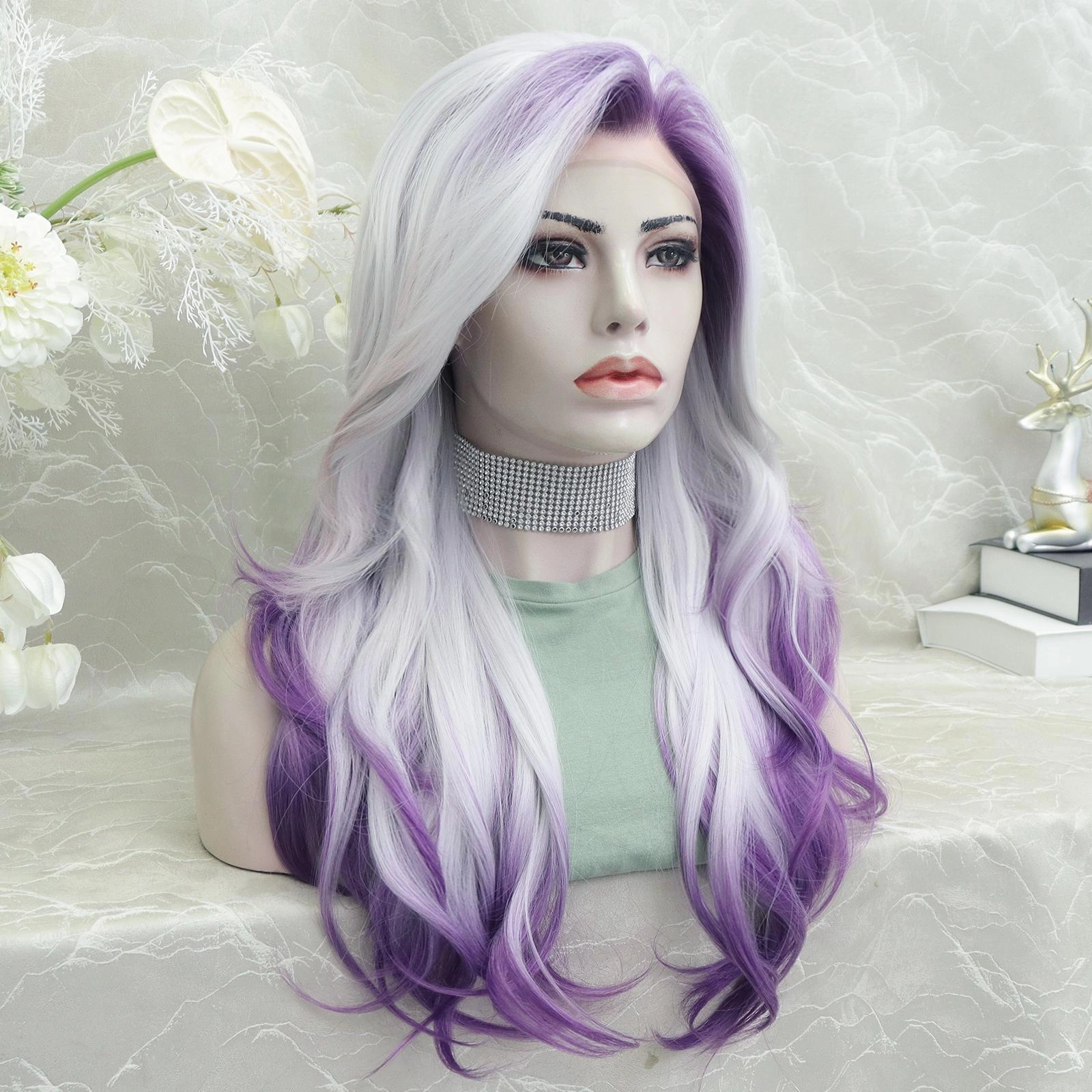 IMstyle Jelly Ombre Purple lace Front wig 13*2 Party-K307-C238