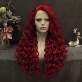 IMstyle Madison deep curly 26 13*2 lace front wigs grey&red&blonde&black&brown&ombre