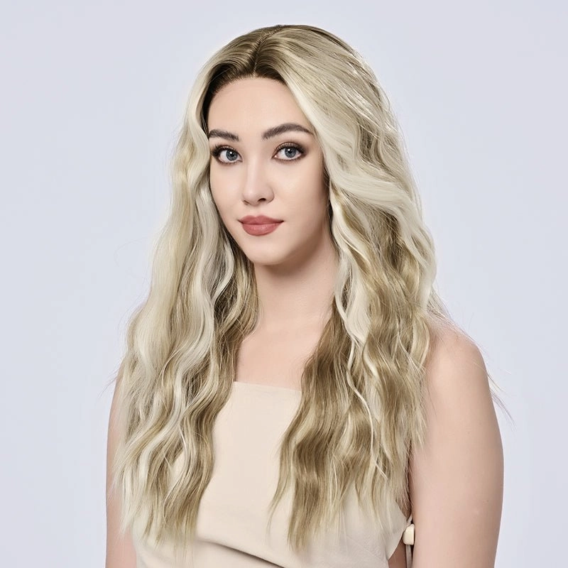 Imstylewigs Daisy 26 inches Highlight ombre blonde body wave lace wigs