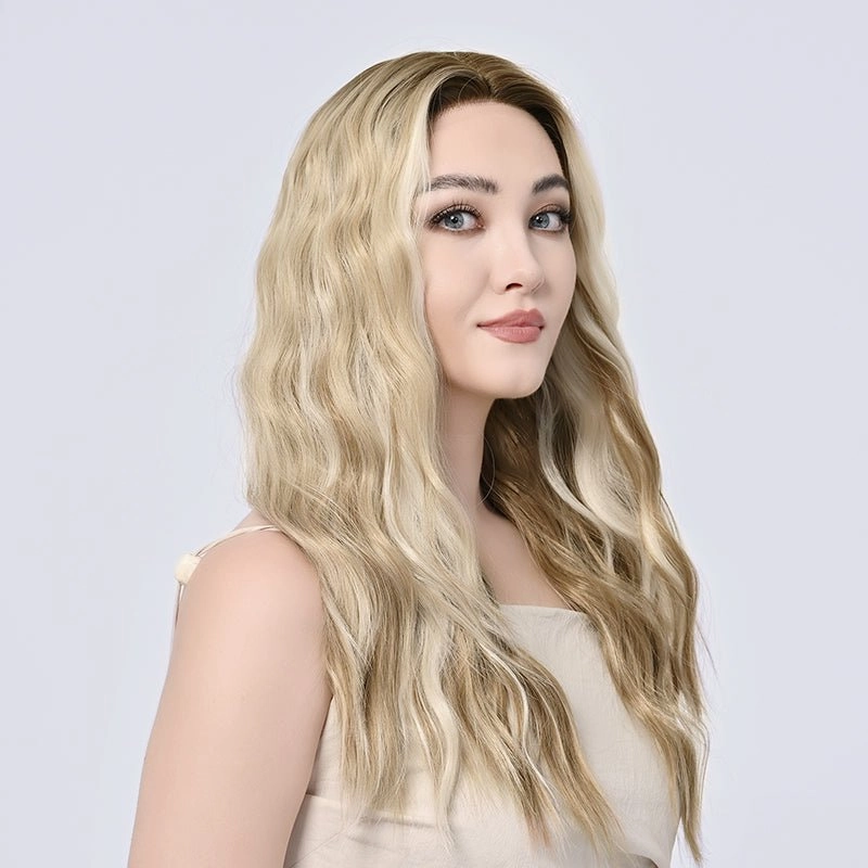 Imstylewigs Daisy 26 inches Highlight ombre blonde body wave lace wigs