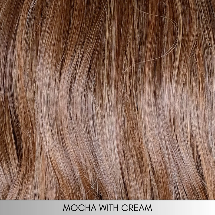 Lace Front Mono Topper 6" - Caf Collection by BelleTress