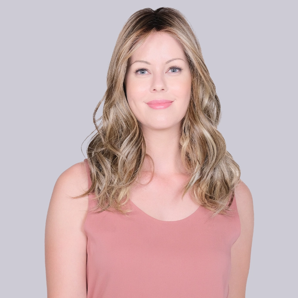 Lace Front Mono Topper Peerless 19" - Caf Collection by BelleTress