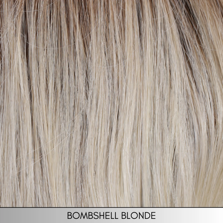 Lace Front Mono Topper Straight 14" - Caf Collection by BelleTress