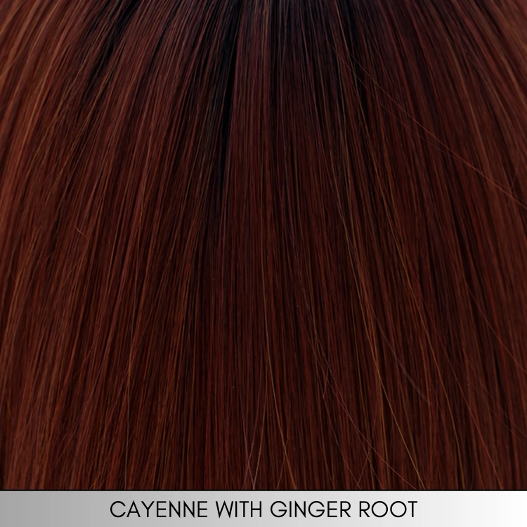 Lace Front Mono Topper Straight 14" - Caf Collection by BelleTress