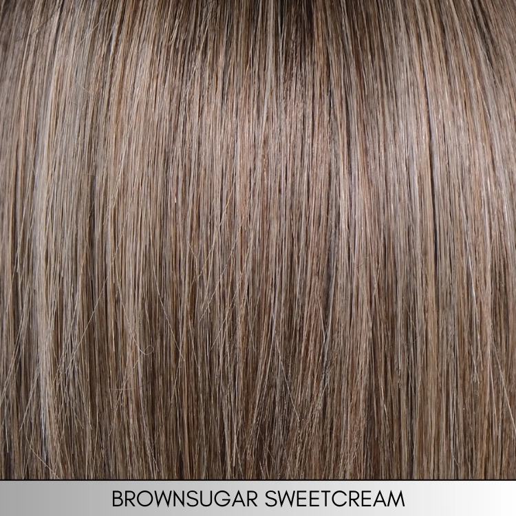 Lace Front Mono Topper Straight 14" - Caf Collection by BelleTress