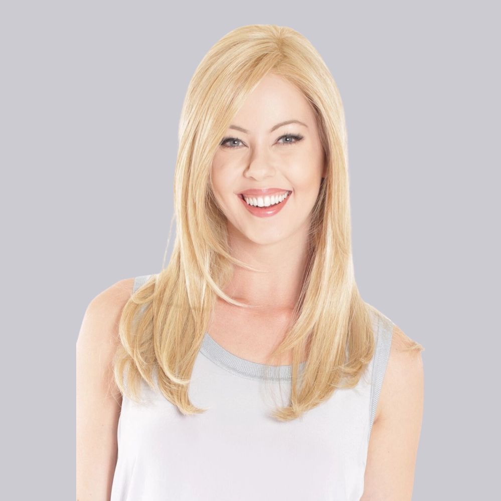 Lace Front Mono Topper Straight 18" - Caf Collection by BelleTress