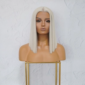 LAURA White Platinum Blonde Lace Front Wig