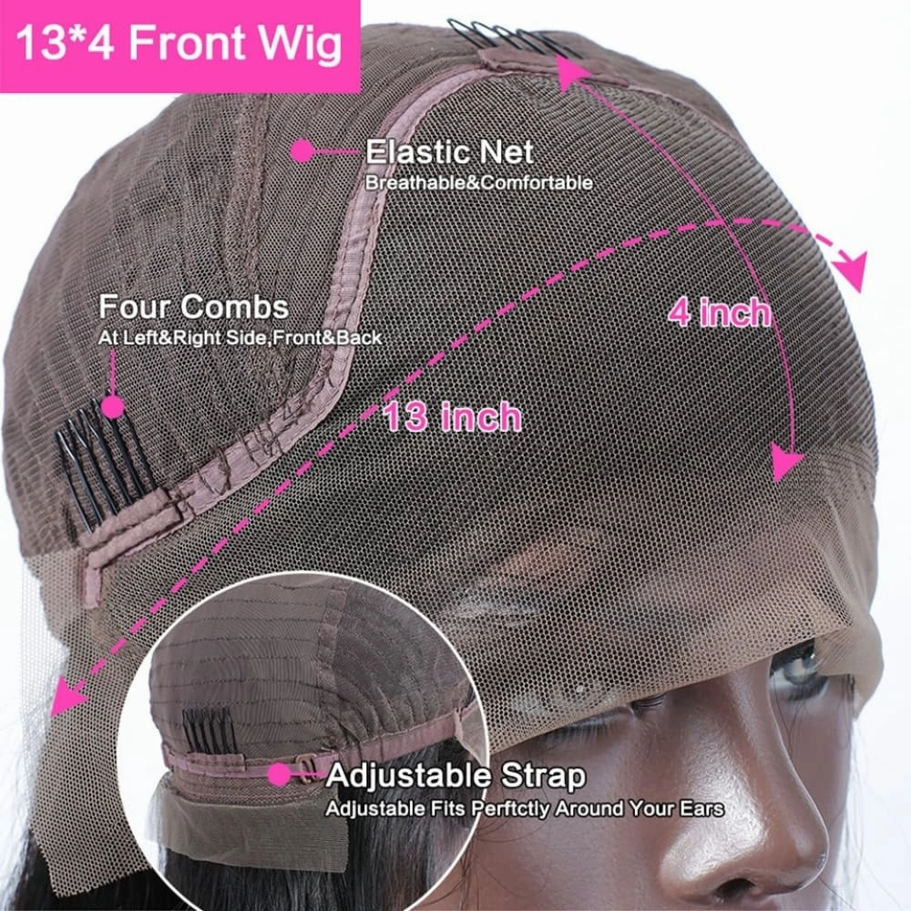 Linda| Preplucked Virgin Human Hair Bob Lace Wig | Kinky Curly