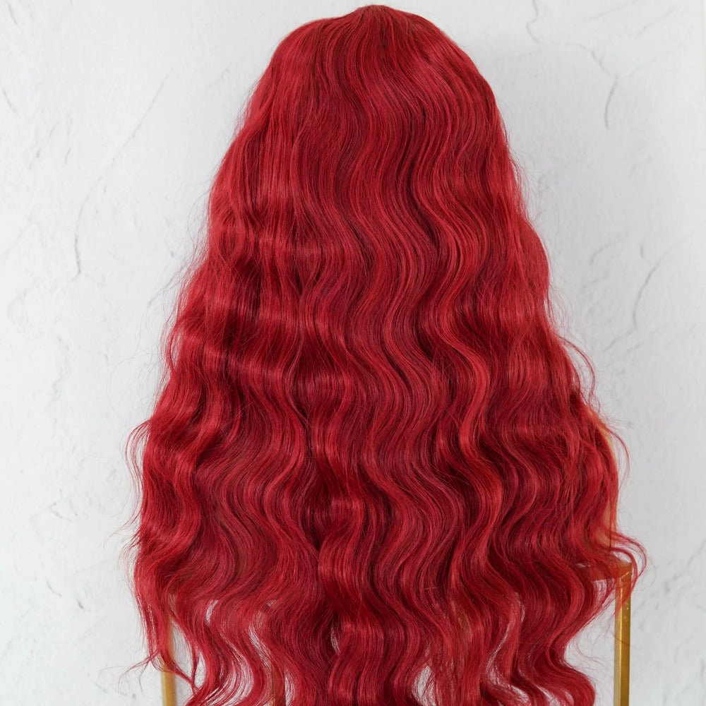 LINDA Red Cap Front Wig