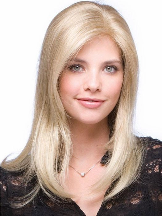 Long Top Piece Mono Wig by Amore | Synthetic Hair Fiber - Monofilament Base