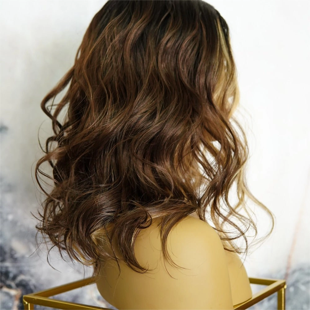 LUCY Mocha 16" Lace Front Wig