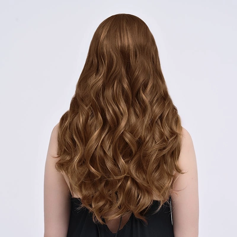 ON-SALE Coco-24 inches Skunk stripe brown body wave lace wigs