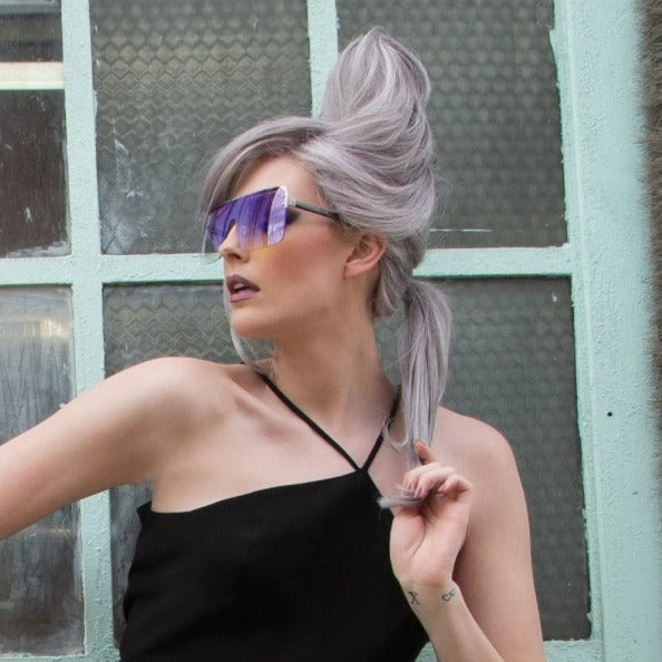 Orchid in Graydient Storm - Naturalle Front Lace Line Collection by Estetica Designs ***CLEARANCE***