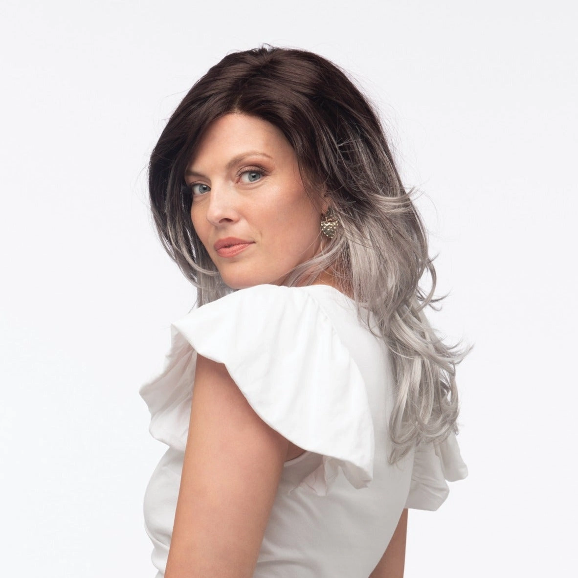 Orchid in Graydient Storm - Naturalle Front Lace Line Collection by Estetica Designs ***CLEARANCE***