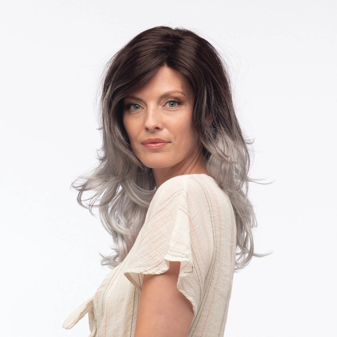 Orchid in Graydient Storm - Naturalle Front Lace Line Collection by Estetica Designs ***CLEARANCE***