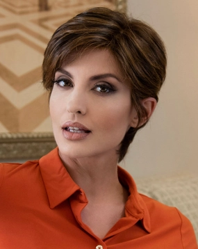 Paula Wig by Envy | Human Hair/Heat Friendly Synthetic Blend Hair | Average Cap