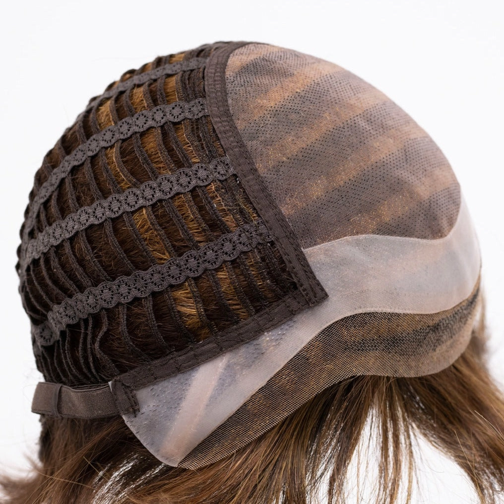 Paula Wig by Envy | Human Hair/Heat Friendly Synthetic Blend Hair | Average Cap