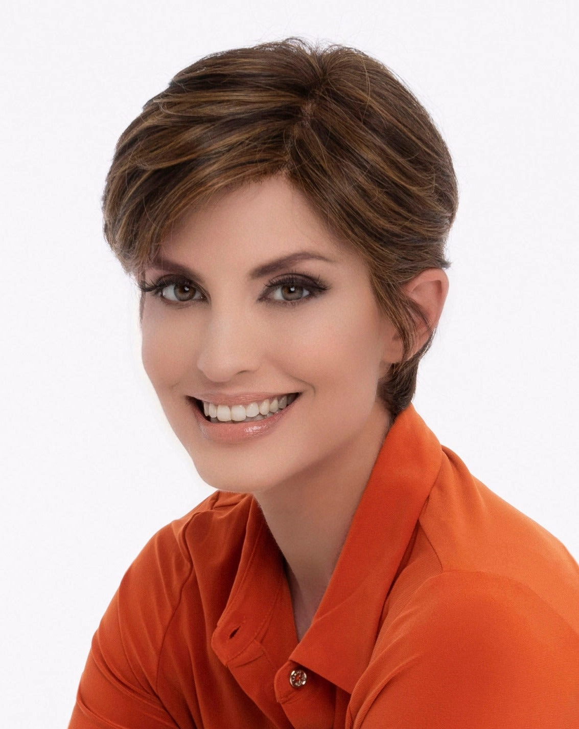 Paula Wig by Envy | Human Hair/Heat Friendly Synthetic Blend Hair | Average Cap