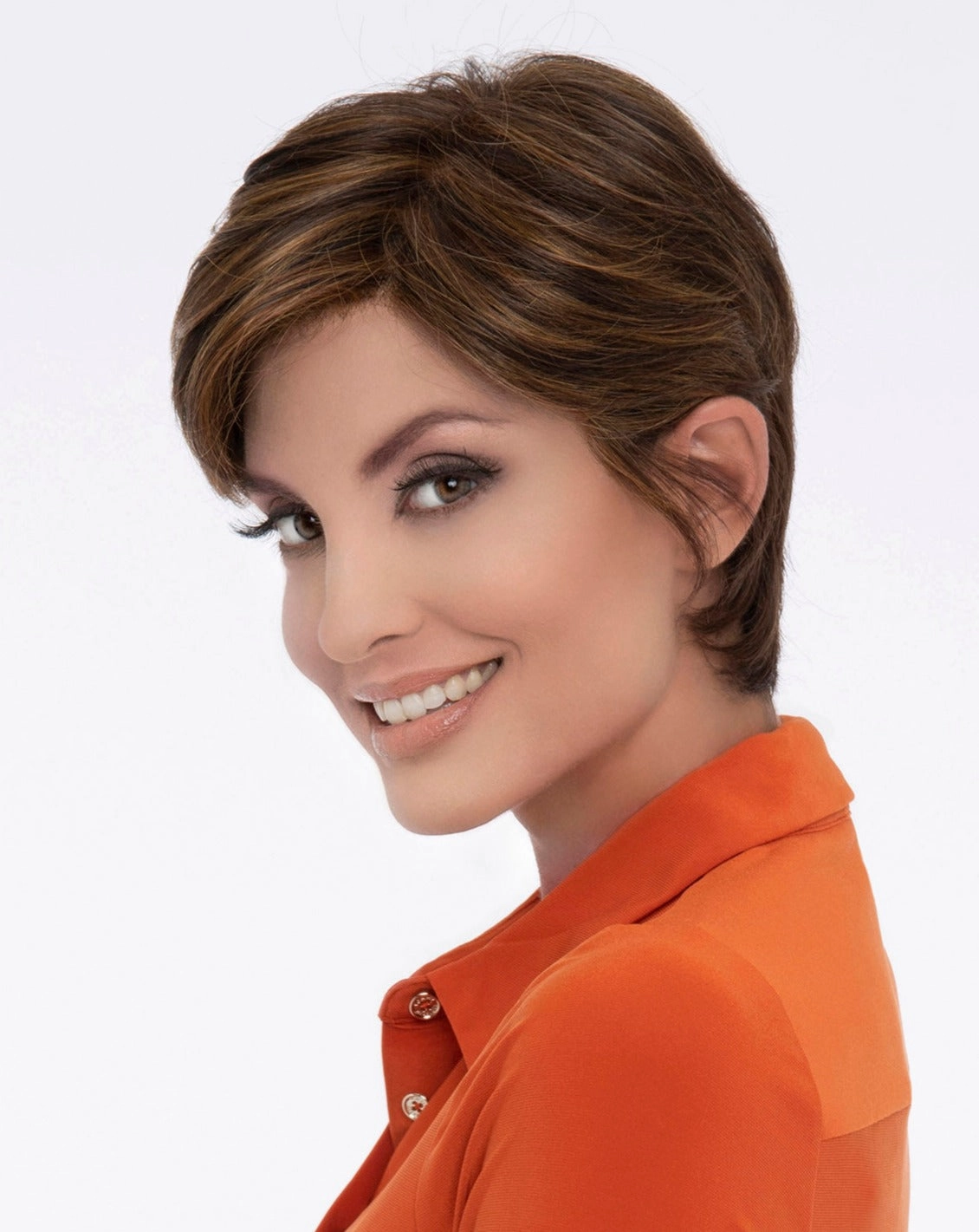Paula Wig by Envy | Human Hair/Heat Friendly Synthetic Blend Hair | Average Cap