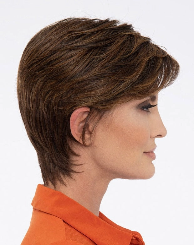 Paula Wig by Envy | Human Hair/Heat Friendly Synthetic Blend Hair | Average Cap