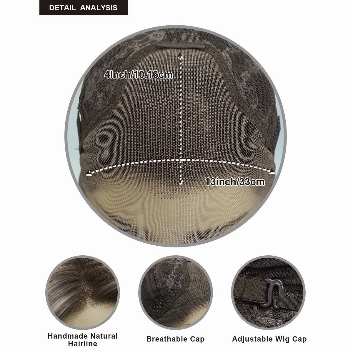 PRE-ORDER Sabrina cool tone blonde with highlight 14inches with layer cut 13*3 free part lace front wigs K141-2183-C13X3