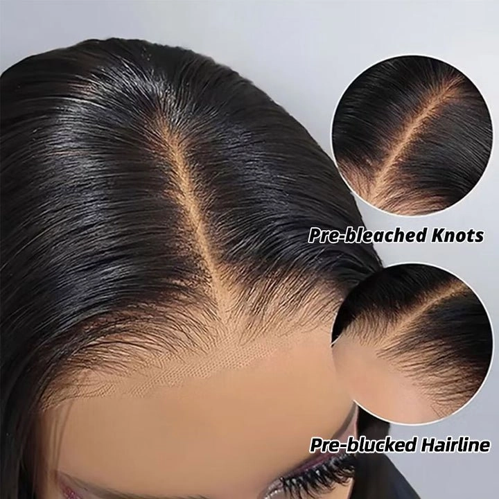 Ship in 24 Hours| $99 Get 20inch Long Natural Wavy Curtain Bangs Glueless 7x5 Bye Bye Knots Wig Easy to Wear Limited Stock