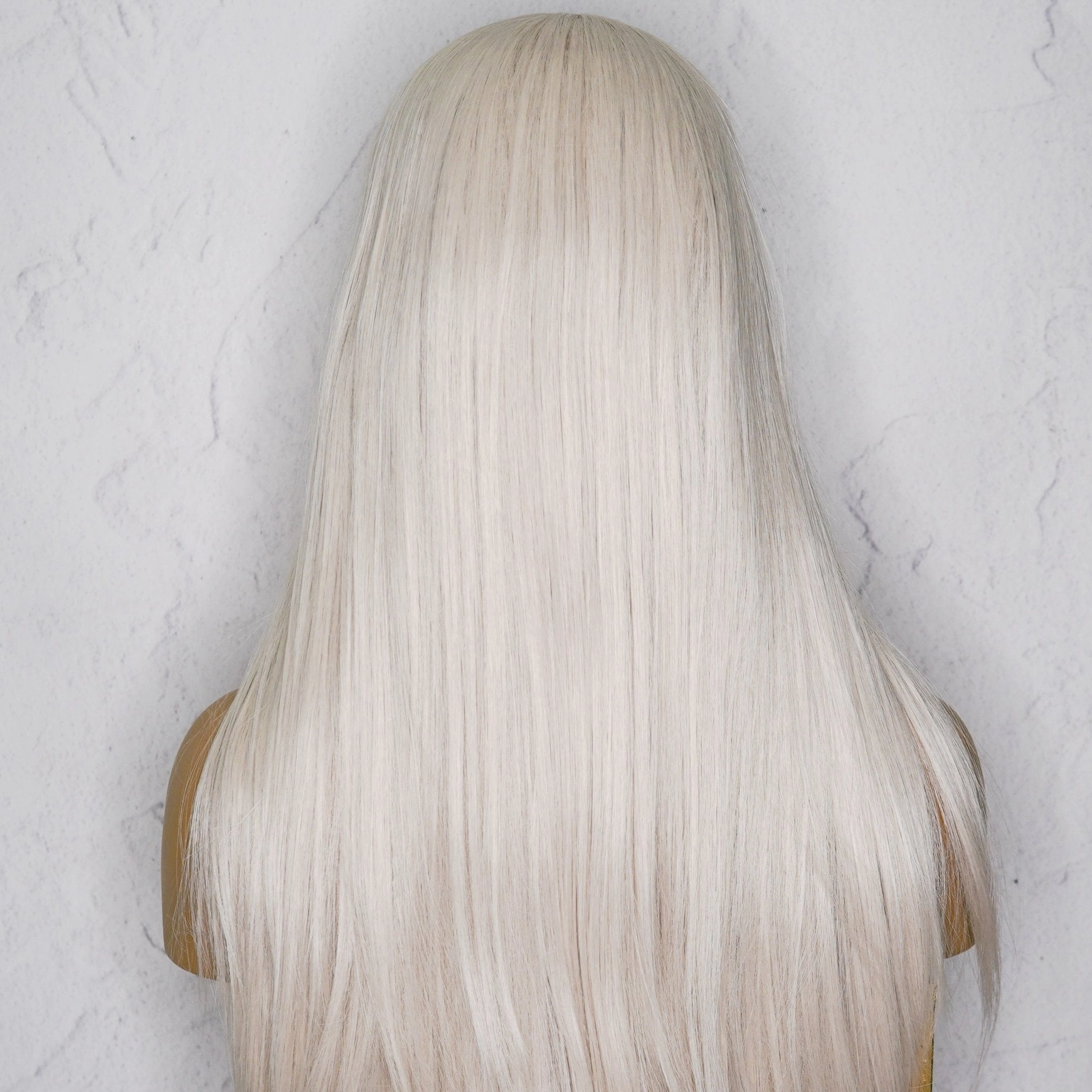 SLOAN Silver White Blonde Lace Front Wig