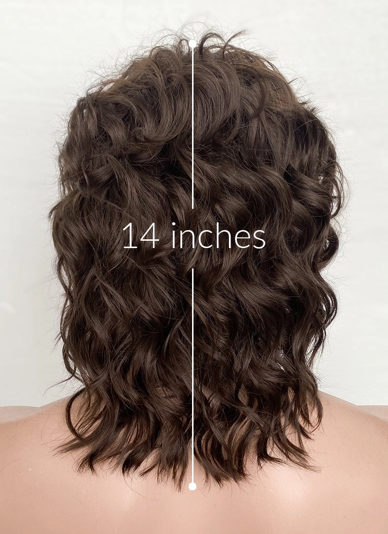 Star Wars Anakin Skywalker Darth Vader Brunette Wavy Lace Front Synthetic Men's Wig LF407GA