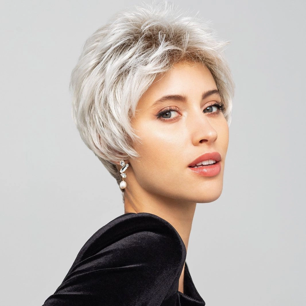 Super Roma Part Mono Mini Lace Front Wig Gisela Mayer Style Book Page Collection