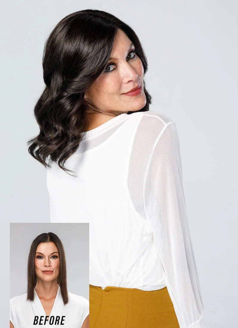 Top Coverage Wavy 12" Topper by Jon Renau