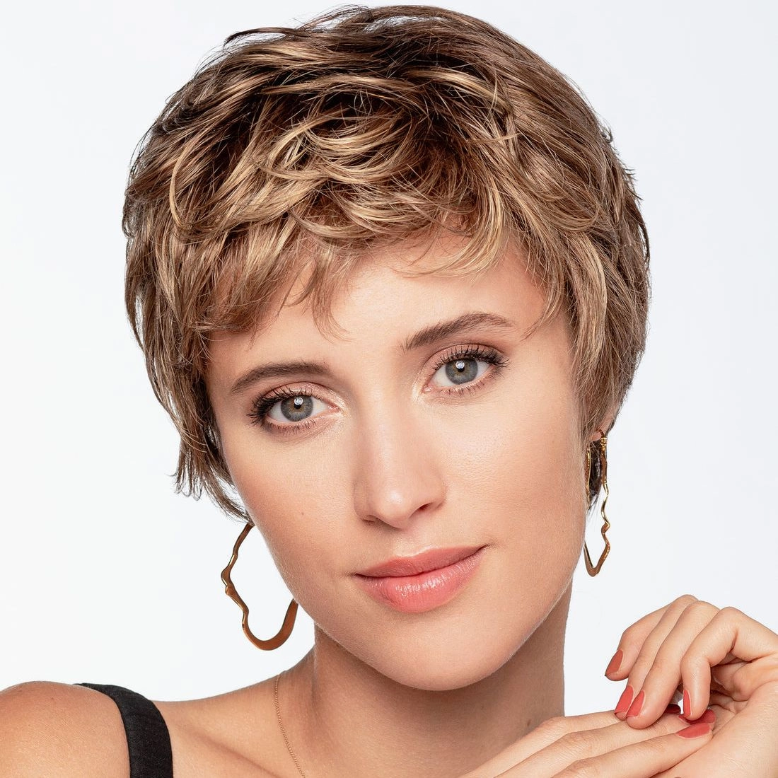 Zara Lace Special Part Mono Lace Front Wig Gisela Mayer Style Book Short Collection
