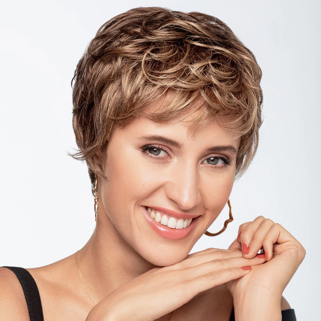 Zara Lace Special Part Mono Lace Front Wig Gisela Mayer Style Book Short Collection